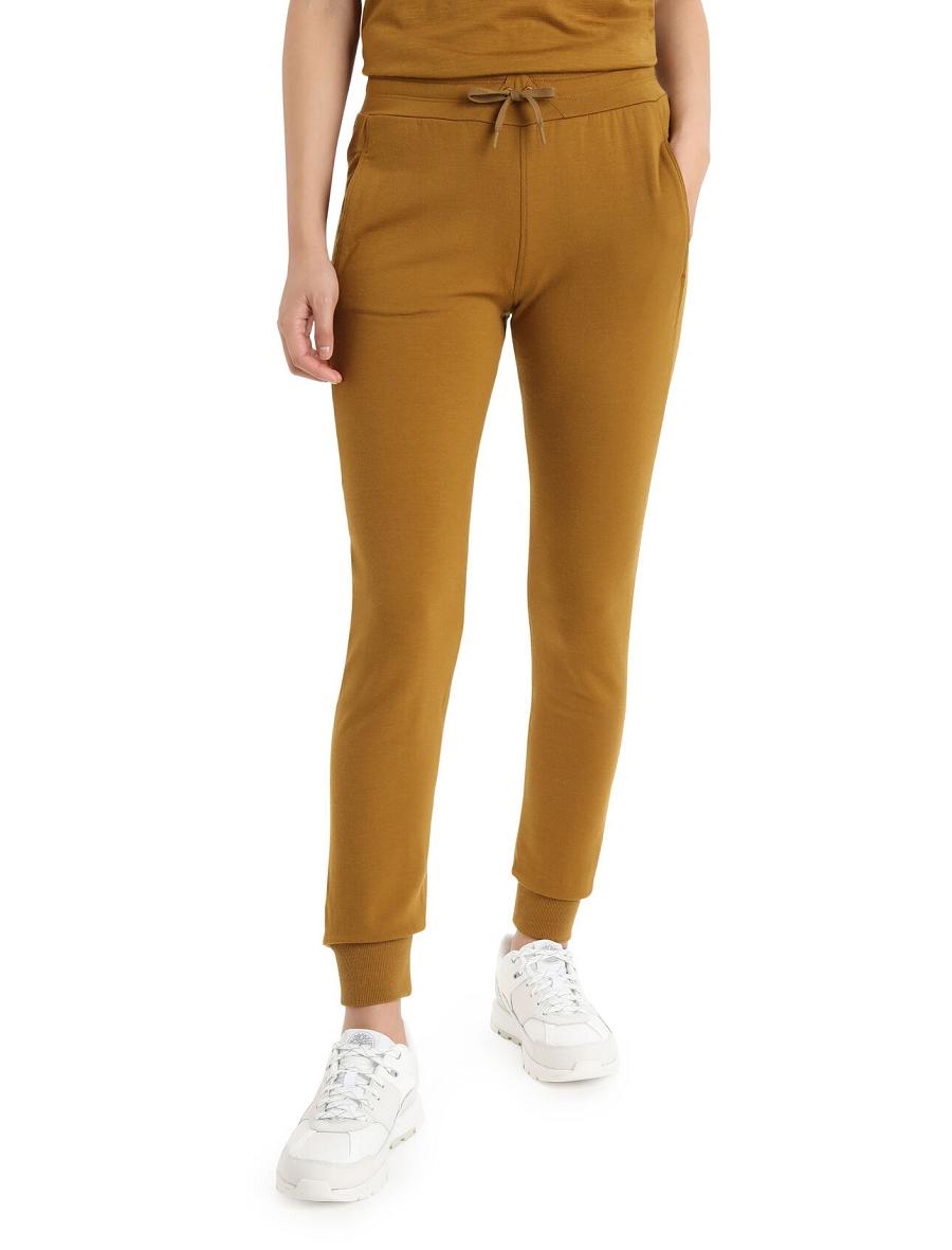 One Piece & Sets Icebreaker Merino Crush Pants Damskie Brązowe | PL 1199DFMN